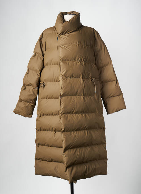 Geacă matlasată maro RAINS femeie