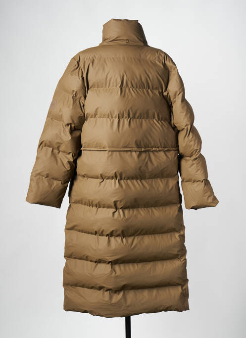 Geacă matlasată maro RAINS femeie