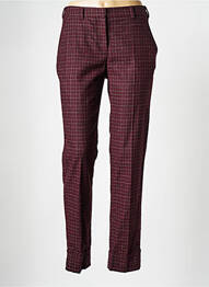 Pantalon drept roșu COLLECTORS CLUB femme