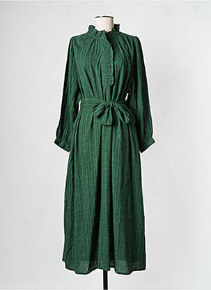 Rochie lungă verde BELLE PIÈCE femeie