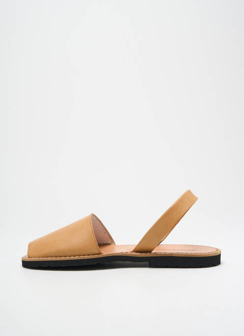 Sandale/Pantofi decupați maro MINORQUINES femeie