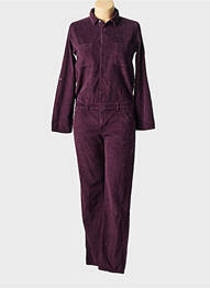 Salopetă-pantalon violet EMILE ET IDA femme