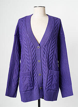 Vestă cu mâneci lungi violet TWINSET femeie