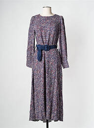 Rochie lungă albastru GRACE & MILA femeie