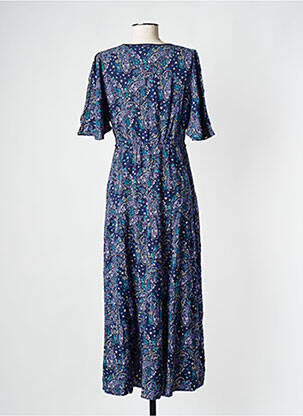Rochie lungă albastru GRACE & MILA femeie