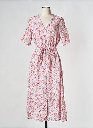 Rochie midi alb MINIMUM femeie