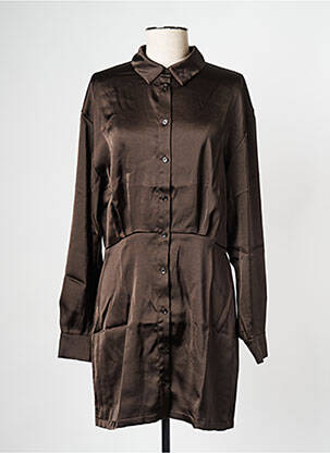 Rochie scurtă maro SAMSOE & SAMSOE femeie