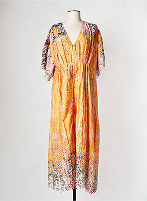 Rochie midi portocaliu MES DEMOISELLES...PARIS femeie