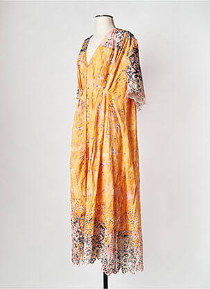 Rochie midi portocalie MES DEMOISELLES...PARIS femeie