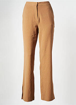 Pantalon larg maro VILA femeie