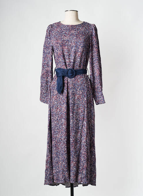 Rochie lungă albastru GRACE & MILA femeie