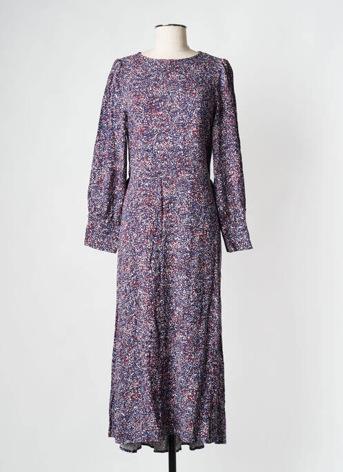 Rochie lungă albastru GRACE & MILA femeie