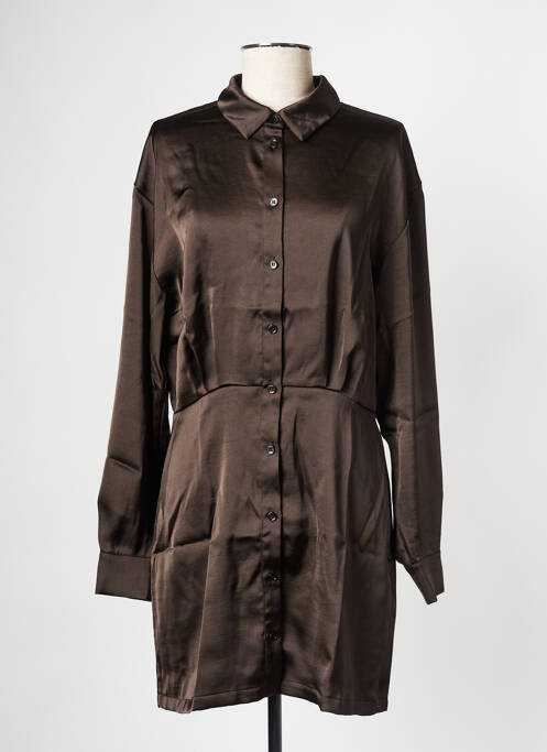 Rochie scurtă maro SAMSOE & SAMSOE femeie