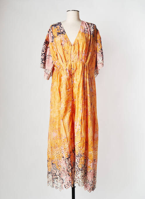 Rochie midi portocaliu MES DEMOISELLES...PARIS femeie