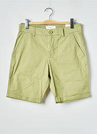 Șort verde KNOWLEDGE COTTON APPAREL homme