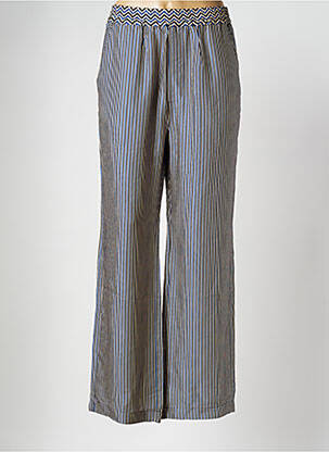 Pantalon larg albastru SAK'S femeie