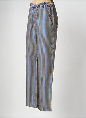 Pantalon larg albastru SACK'S femeie