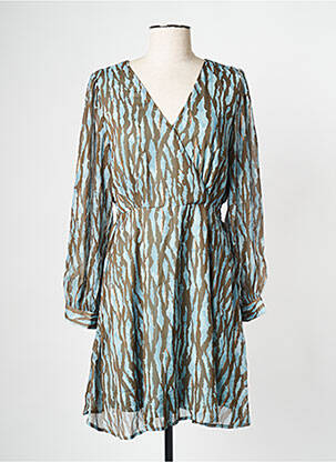 Rochie scurtă maro VILA femeie