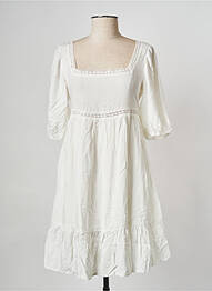 Rochie scurtă alb MOLLY BRACKEN femeie
