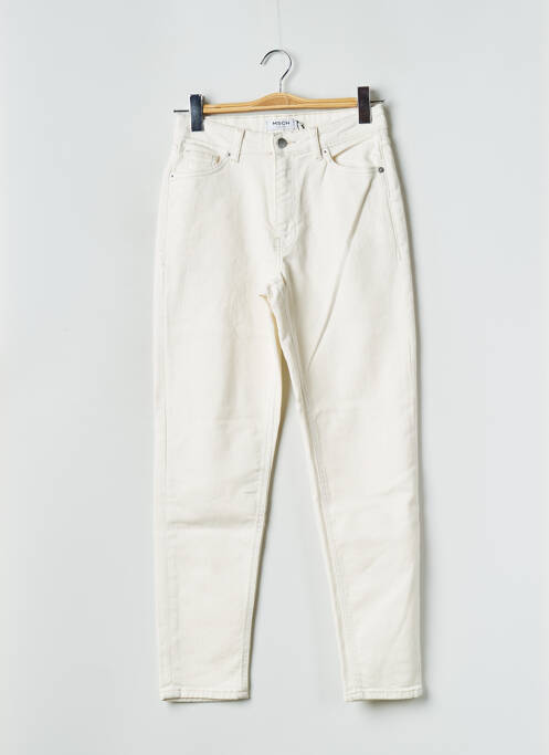 Blugi cu croială dreaptă bej MOSS COPENHAGEN femeie