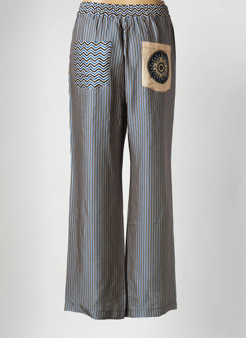 Pantalon larg albastru SAK'S femeie