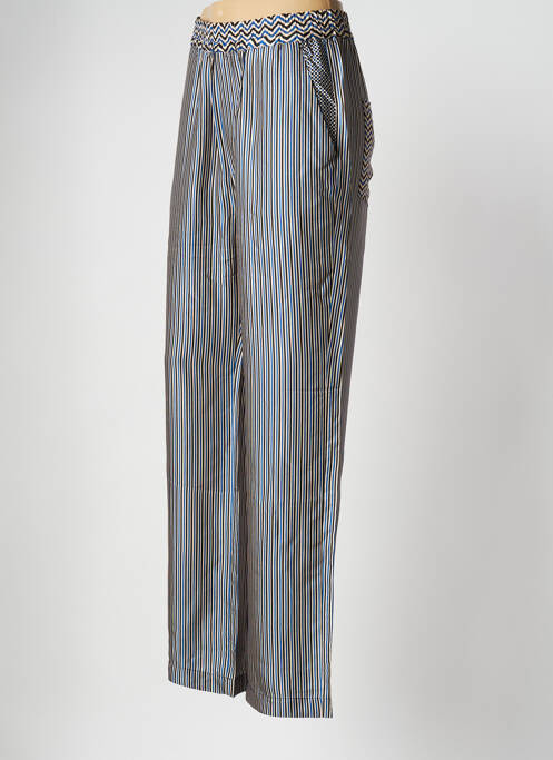 Pantalon larg albastru SAK'S femeie