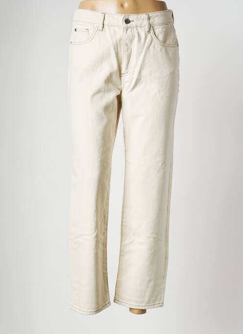 Blugi cu croială dreaptă bej TWINSET femeie