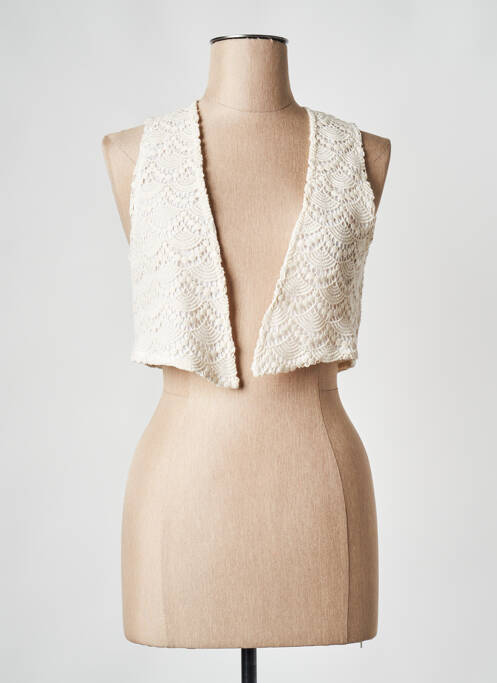 Vestă fără mâneci bej PARISIENNE ET ALORS femeie