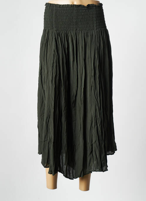 Fustă midi verde LAURENCE BRAS femeie