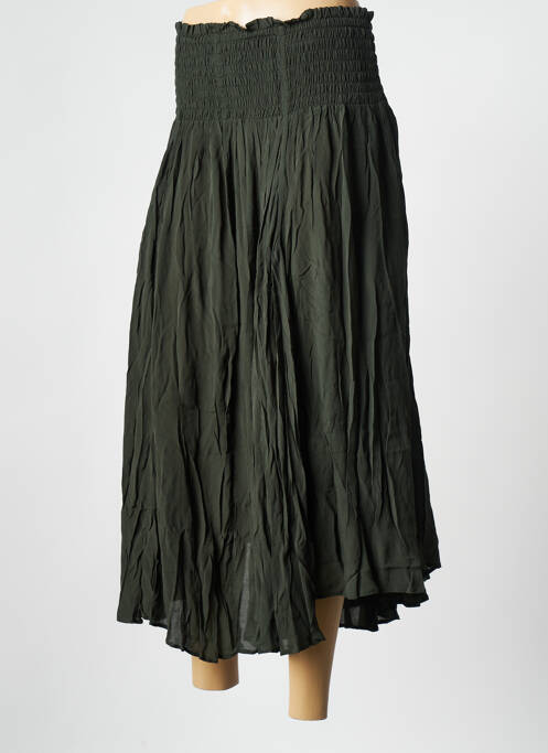 Fustă midi verde LAURENCE BRAS femeie