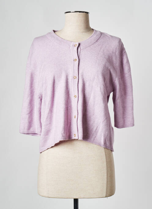 Vestă cu mâneci scurte violet OBJECT femeie