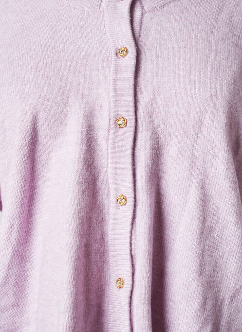 Vestă cu mâneci scurte violet OBJECT femeie