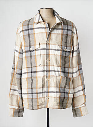 Cămașă cu mâneci lungi bej SAMSOE & SAMSOE bărbat