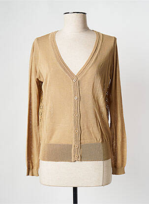 Vestă cu mâneci lungi bej MOLLY BRACKEN femeie