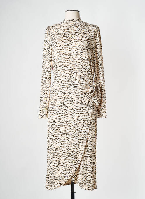 Rochie lungă bej OBJECT femeie