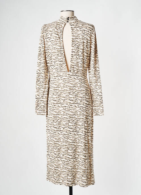 Rochie lungă bej OBJECT femeie