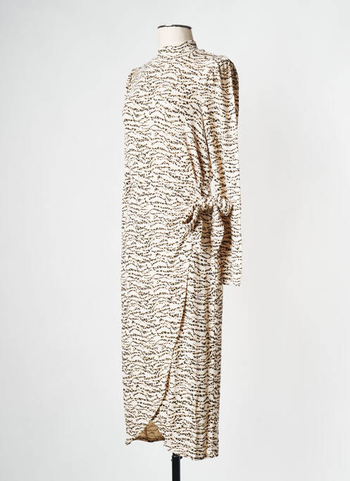 Rochie lungă bej OBJECT femeie