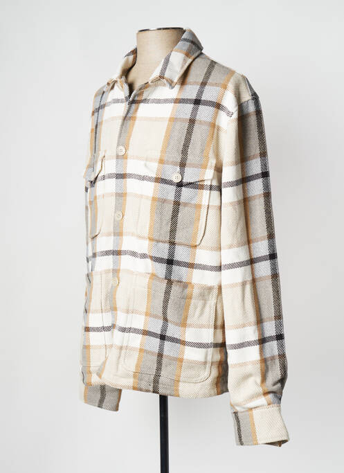 Cămașă cu mâneci lungi bej SAMSOE & SAMSOE bărbat