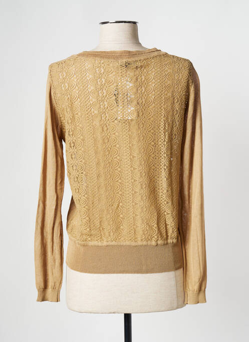 Vestă cu mâneci lungi bej MOLLY BRACKEN femeie