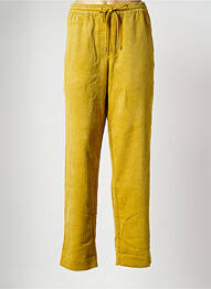 Pantalon larg galben ESSENTIEL ANTWERP femeie