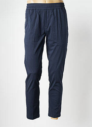 Pantalon drept albastru SAMSOE & SAMSOE bărbat