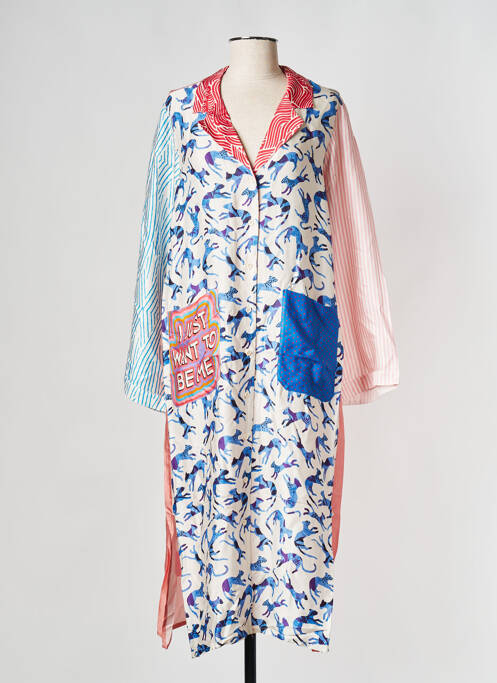 Rochie lungă roz SAK'S femeie