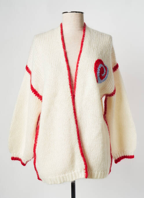 Vestă cu mâneci lungi bej SAK'S femeie