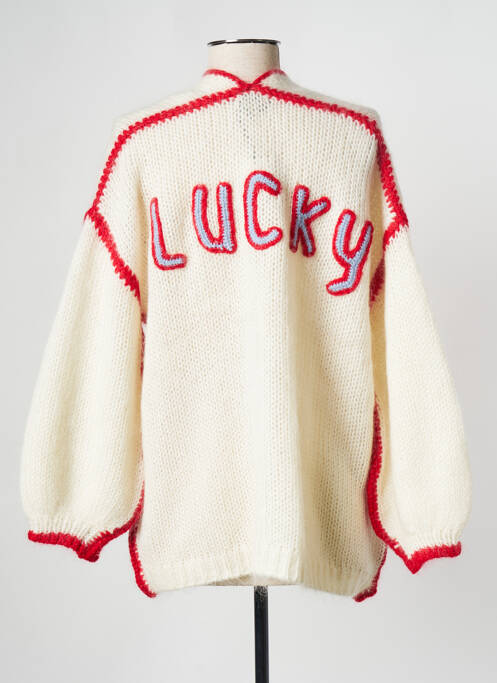 Vestă cu mâneci lungi bej SAK'S femeie