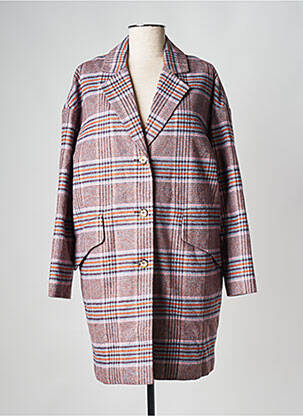 Palton lung violet BONTON femeie