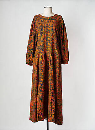 Rochie lungă maro THE NEW SOCIETY femeie