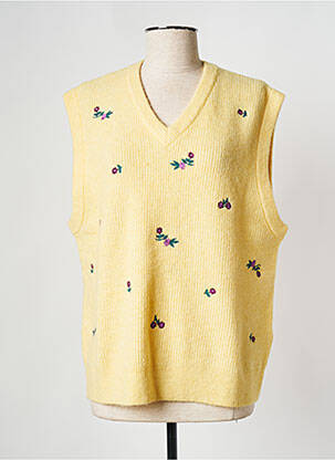 Pulover galben SAMSOE & SAMSOE femeie