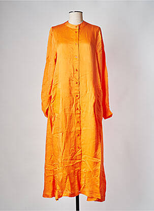 Rochie midi portocalie ESSENTIEL ANTWERP femeie