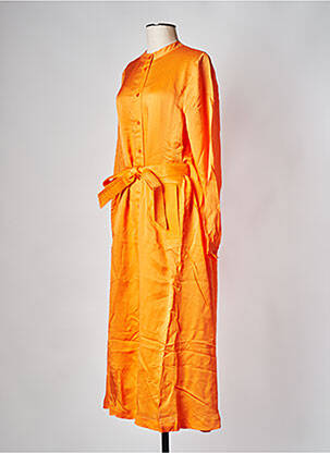 Rochie midi portocalie ESSENTIEL ANTWERP femeie