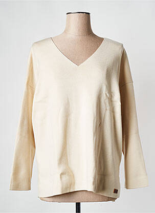 Pulover bej MAT FASHION femeie